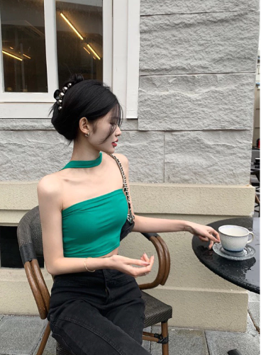 🔥 Sexy Halter Neck Backless Tank Top