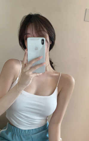 Ice Silk Backless Halter Crop Top