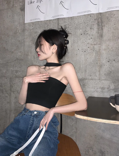 🔥 Sexy Halter Neck Backless Tank Top