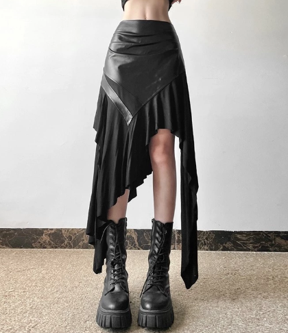 Asymmetrical Rose Layered Lace Skirt – Summer Design