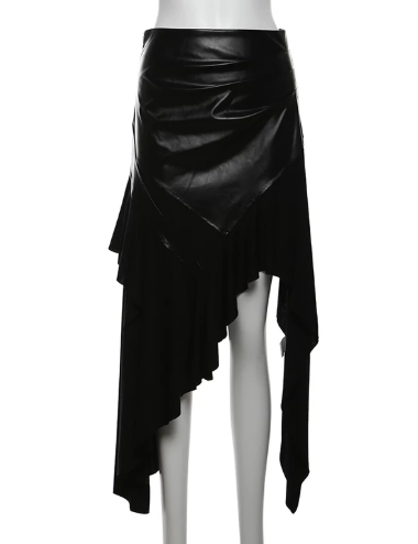 Asymmetrical Rose Layered Lace Skirt – Summer Design